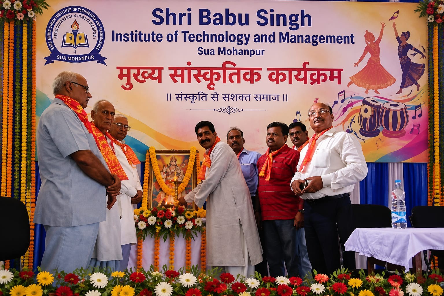 Cultural program at the institute